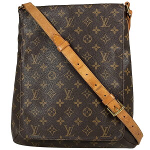 ルイ・ヴィトン Louis Vuitton ミュゼット 斜め掛け ショルダーバッグ モノグラム ブラウン M51256 レディース 通販セール