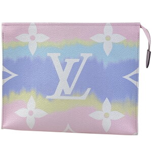 ルイ・ヴィトン Louis Vuitton LV エスカル ポッシュ トワレ 26 メイク コスメ 小物入れ クラッチ 化粧ポーチ モノグラム パステル M69137 レディース 安売り