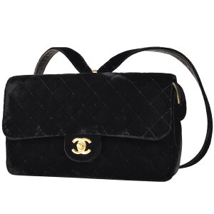 シャネル CHANEL ココマーク チェーン リュックサック CCマーク マトラッセ バックパック デイバッグ ベロア ブラック レディース 格安セール