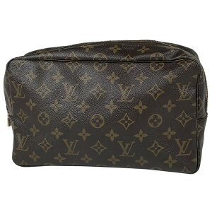 ルイ・ヴィトン Louis Vuitton トゥルース トワレット 28 メイク コスメ セカンドバッグ 化粧ポーチ モノグラム ブラウン M47522 レディース バーゲン