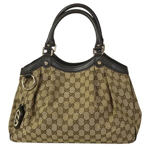 グッチ GUCCI GG柄 スーキー ハンドバッグ 手提げ 肩掛け ショルダーバッグ ハンドバッグ GGキャンバス ブラウン 211944 レディース 安売り