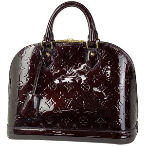 ルイ・ヴィトン Louis Vuitton アルマ PM 手提げ エナメル パテントレザー ハンドバッグ モノグラムヴェルニ アマラント M91611 レディース バーゲン