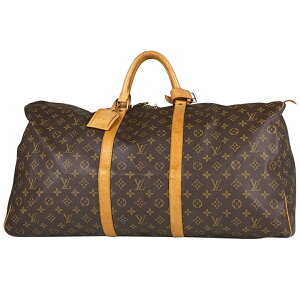 ルイ・ヴィトン Louis Vuitton キーポル 60 ハンドバッグ 旅行 出張 ビジネス ボストンバッグ モノグラム ブラウン M41422 レディース 通販セール