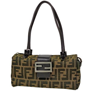 フェンディ FENDI ズッカ柄 ハンドバッグ 手提げ ショルダーバッグ ハンドバッグ キャンバス ブラウン 8BL000 レディース キャンペーン