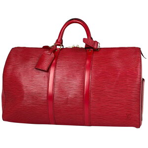 ルイ・ヴィトン Louis Vuitton キーポル 50 旅行 出張 ハンドバッグ ボストンバッグ エピ カスティリアンレッド M42967 レディース 通販セール