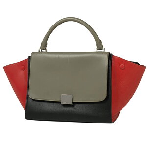 セリーヌ CELINE トラぺーズ ハンドバッグ ロゴ 2WAY ショルダーバッグ ハンドバッグ レザー マルチカラー レディース 通販