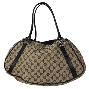 グッチ GUCCI GGツインズ トートバッグ GG柄 肩掛け ショルダーバッグ トートバッグ GGキャンバス ベージュ 232963 レディース 通販