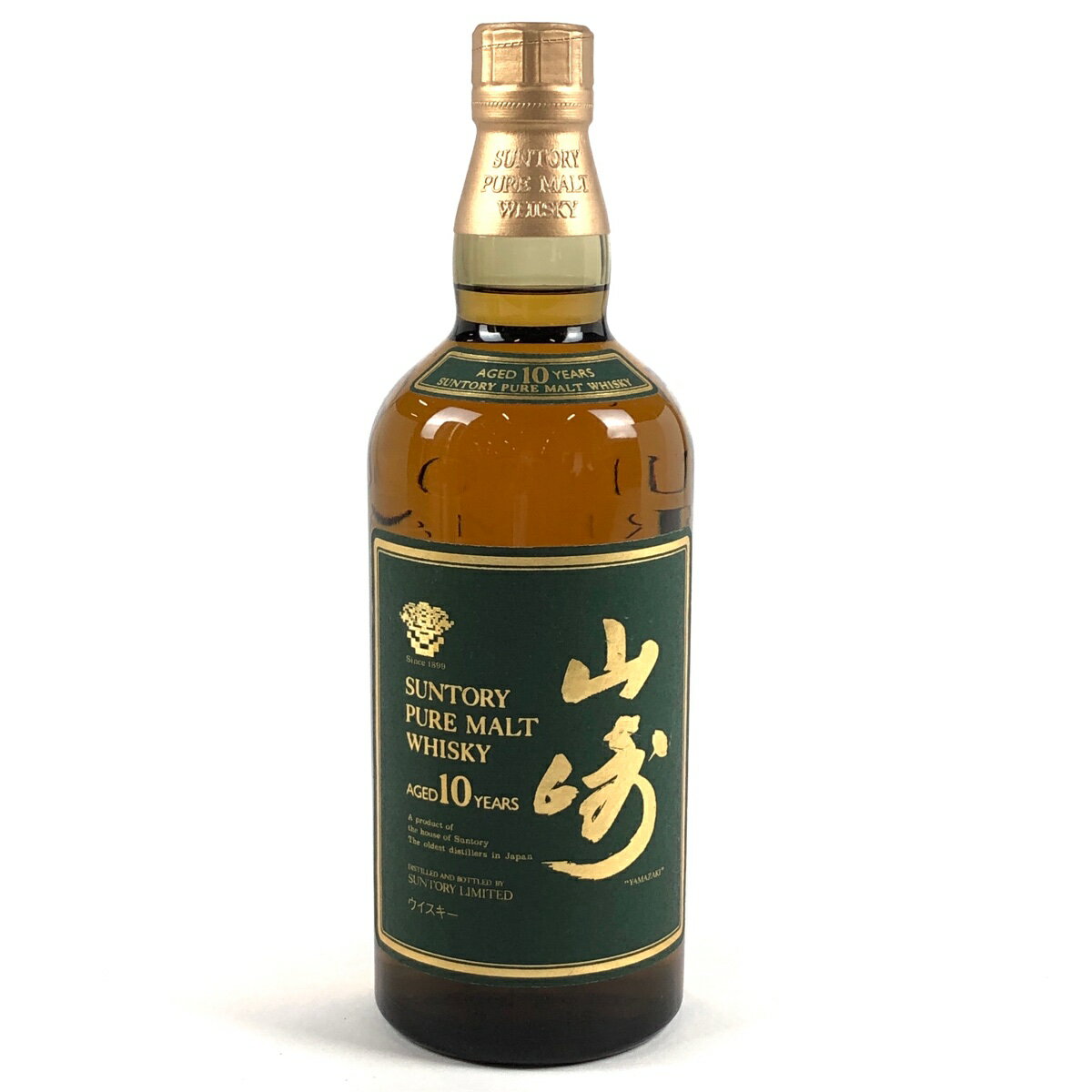 【東京都内限定発送】 サントリー SUNTORY 山崎 10年 ピュアモルト グリーンラベル 750ml 国産ウイスキー 【中古】