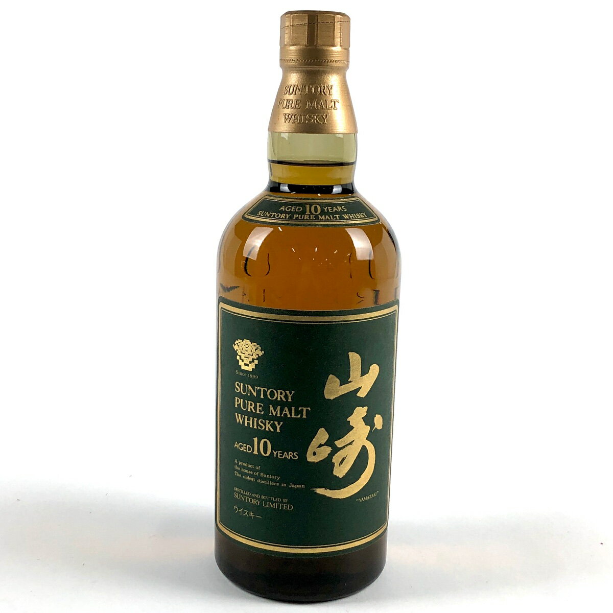 【東京都内限定発送】 サントリー SUNTORY 山崎 10年 ピュアモルト グリーンラベル 750ml 国産ウイスキー 【中古】