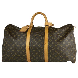 ルイ・ヴィトン Louis Vuitton キーポル 55 ハンドバッグ 旅行 出張 ビジネス ボストンバッグ モノグラム ブラウン M41424 レディース 通販