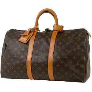 ルイ・ヴィトン Louis Vuitton キーポル 45 ハンドバッグ 旅行 出張 ビジネス ボストンバッグ モノグラム ブラウン M41428 レディース 安売り
