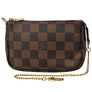 ルイ・ヴィトン Louis Vuitton ミニ ポシェット アクセソワール メイク コスメ ダミエ ブラウン N58009 レディース 通販