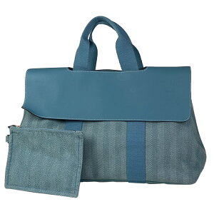 エルメス HERMES ヴァルパライソ GM 手提げ ヘリンボーン トートバッグ トワルシェブロン ブルージーン レディース ネット通販