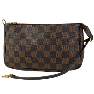 ルイ・ヴィトン Louis Vuitton ポシェット アクセソワール メイク コスメ アクセサリーポーチ ダミエ ブラウン N51985 レディース キャンペーン