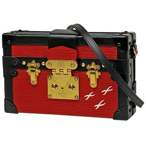ルイ・ヴィトン Louis Vuitton プティット マル 2WAY クラッチ トランク型 ショルダーバッグ エピ ノワール(ブラック) コクリコ(レッド) M54651 レディース ネット通販