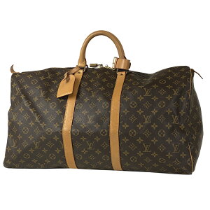 ルイ・ヴィトン Louis Vuitton キーポル 55 ハンドバッグ 旅行 出張 ビジネス ボストンバッグ モノグラム ブラウン M41424 レディース ネット通販