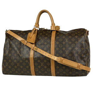 ルイ・ヴィトン Louis Vuitton キーポル バンドリエール 55 旅行 出張 ボストンバッグ モノグラム ブラウン M41414 レディース 通販