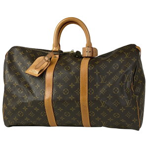 ルイ・ヴィトン Louis Vuitton キーポル 45 ハンドバッグ 旅行 出張 ビジネス ボストンバッグ モノグラム ブラウン M41428 レディース ネット通販