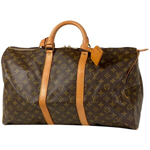 ルイ・ヴィトン Louis Vuitton キーポル 50 ハンドバッグ 旅行 出張 ビジネス ボストンバッグ モノグラム ブラウン M41426 レディース ネット通販