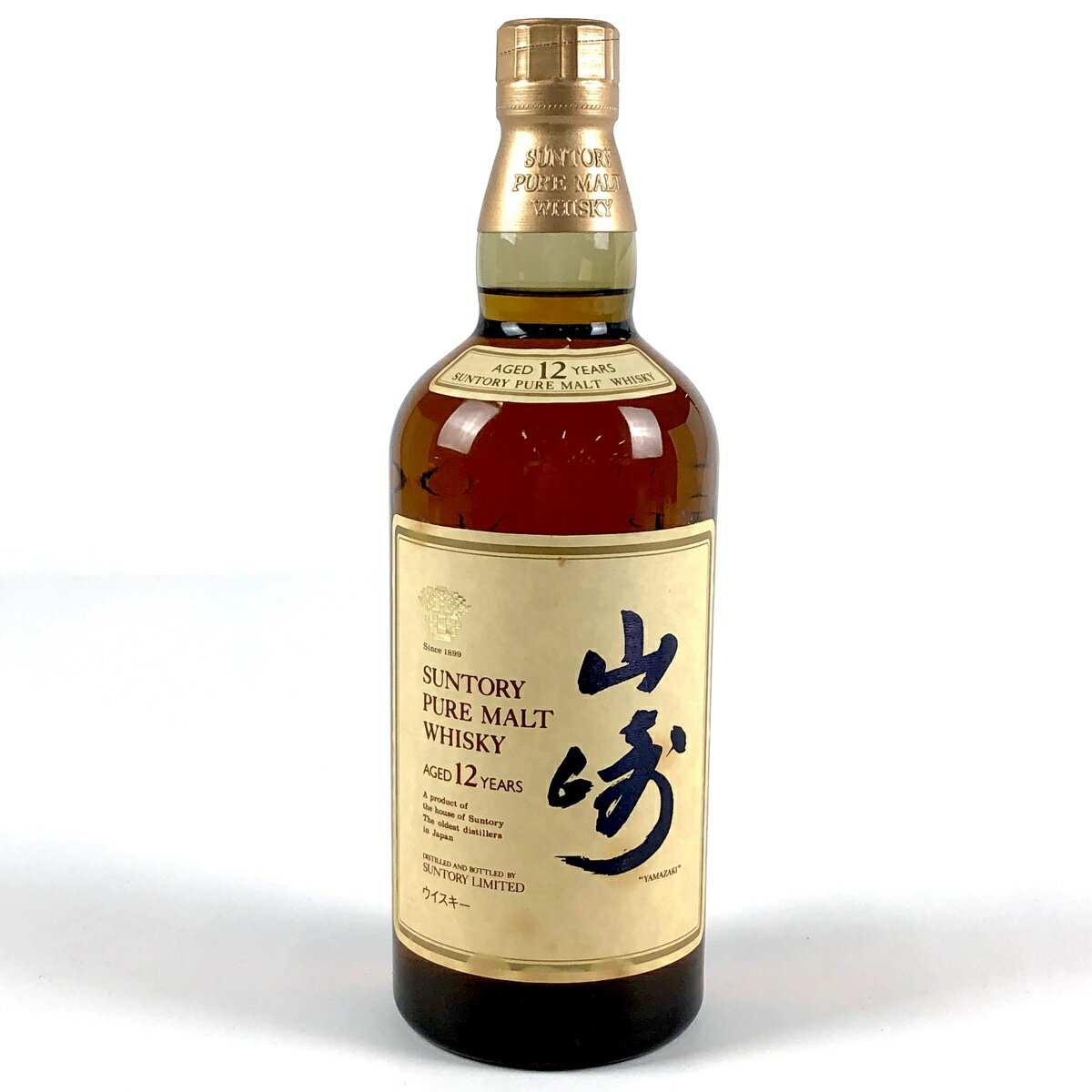 【東京都内限定発送】 サントリー SUNTORY 山崎 12年 ピュアモルト 750ml 国産ウイスキー 【中古】