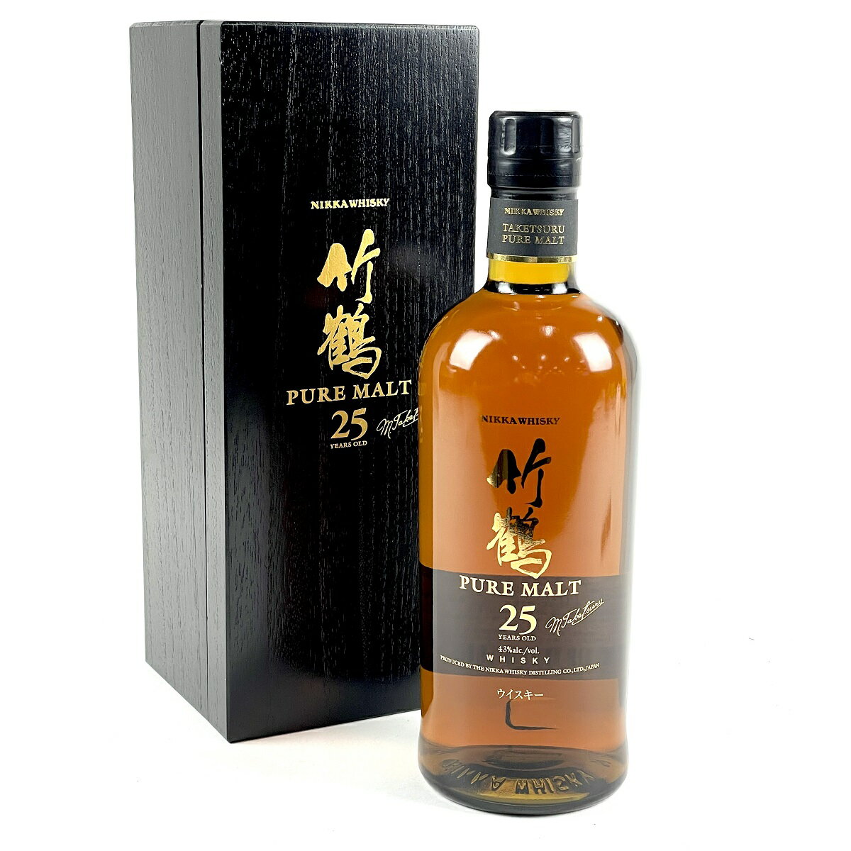 【東京都内限定発送】 ニッカ NIKKA 竹鶴 25年 ピュアモルト 700ml 国産ウイスキー 【中古】