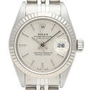 【ラッピング可】 ロレックス ROLEX デイトジャスト クロノメーター 79174 腕時計 SS WG 自動巻き シルバー レディース 【中古】 その1