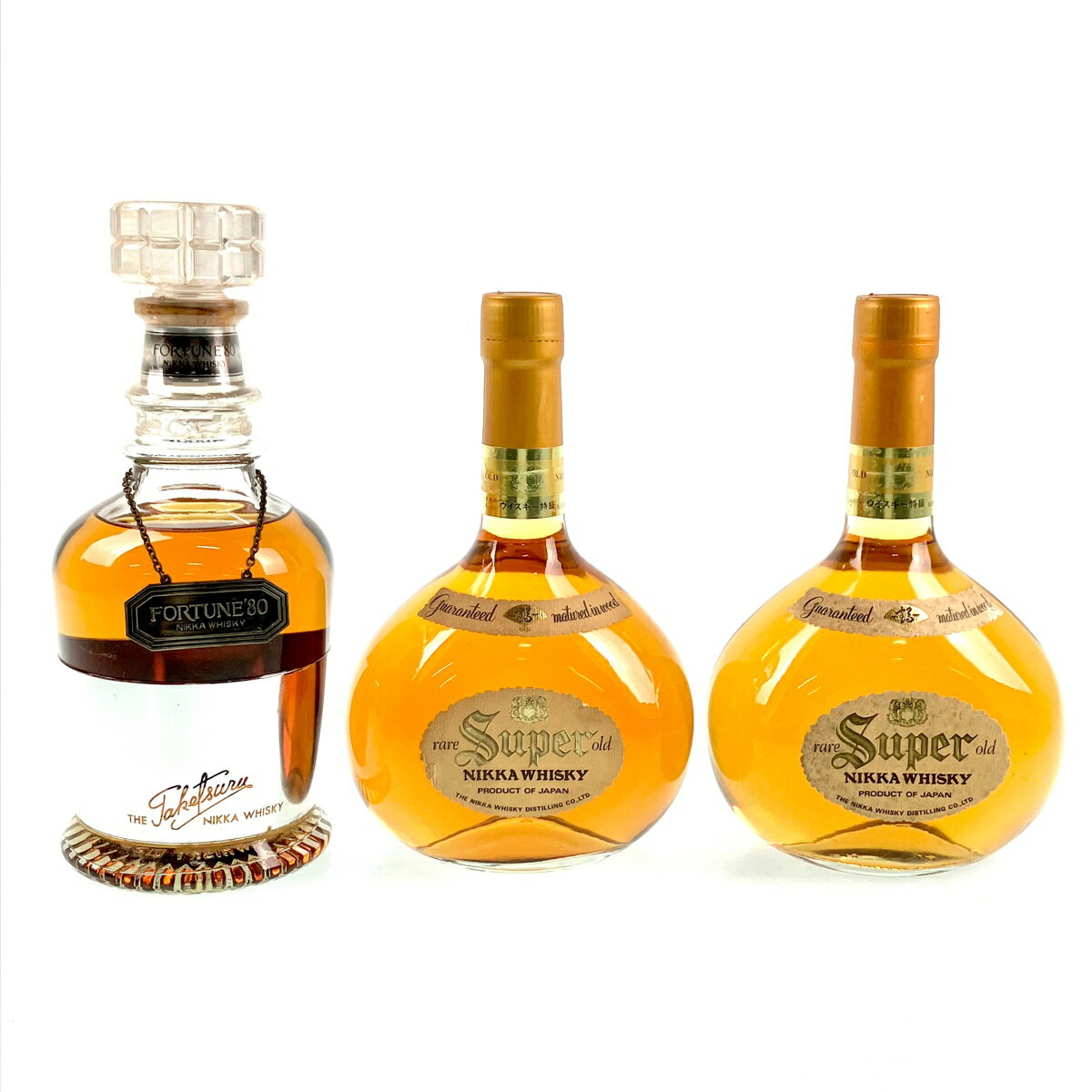 【東京都内限定発送】 3本 ニッカ NIKKA フォーチューン80 スーパー 国産 760ml ウイスキー セット 【中古】