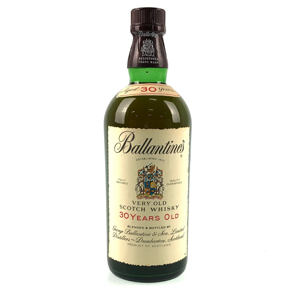 バランタイン Ballantines 30年 ベリーオールド 赤キャップ 青旗 スコッチウイスキー ブレンデッド 【中古】