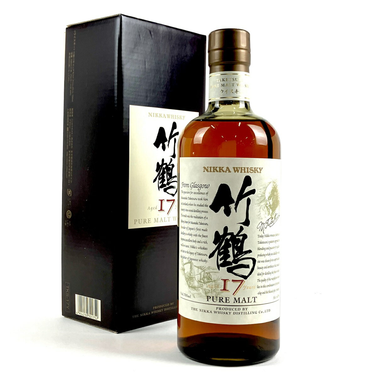 【東京都内限定発送】 ニッカ NIKKA 竹鶴 17年 ピュアモルト 旧ボトル 700ml 国産ウイスキー 【中古】