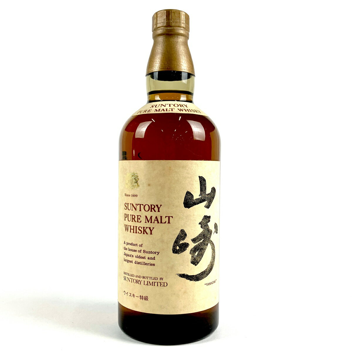 【東京都内限定発送】 サントリー SUNTORY 山崎 ノンエイジ ピュアモルト 特級表記 760ml 国産ウイスキー 【中古】