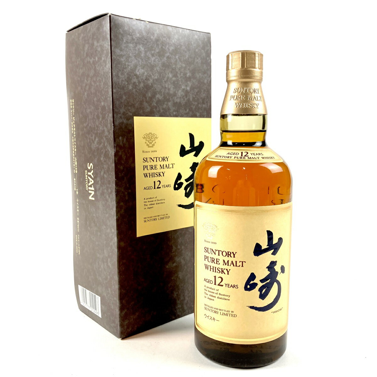 【東京都内限定発送】 サントリー SUNTORY 山崎 12年 ピュアモルト 旧 750ml 国産ウイスキー 【中古】