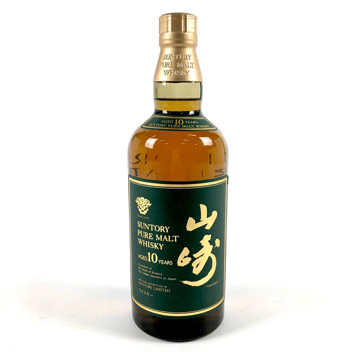 【東京都内限定発送】 サントリー SUNTORY 山崎 10年 ピュアモルト グリーンラベル 750ml 国産ウイスキー 【中古】