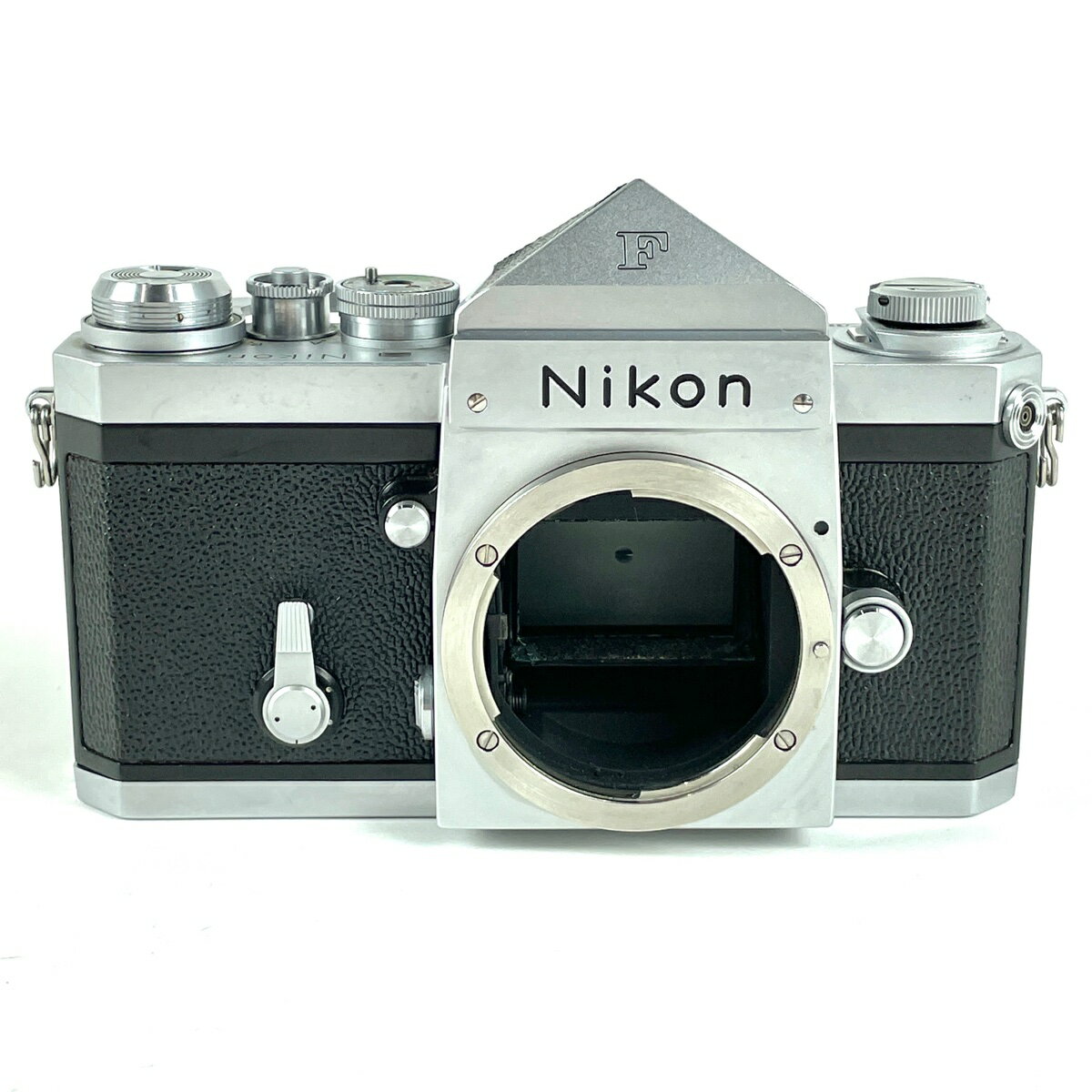 ニコン Nikon F アイレベル シルバー ボディ フィルム マニュアルフォーカス 一眼レフカメラ 【中古】