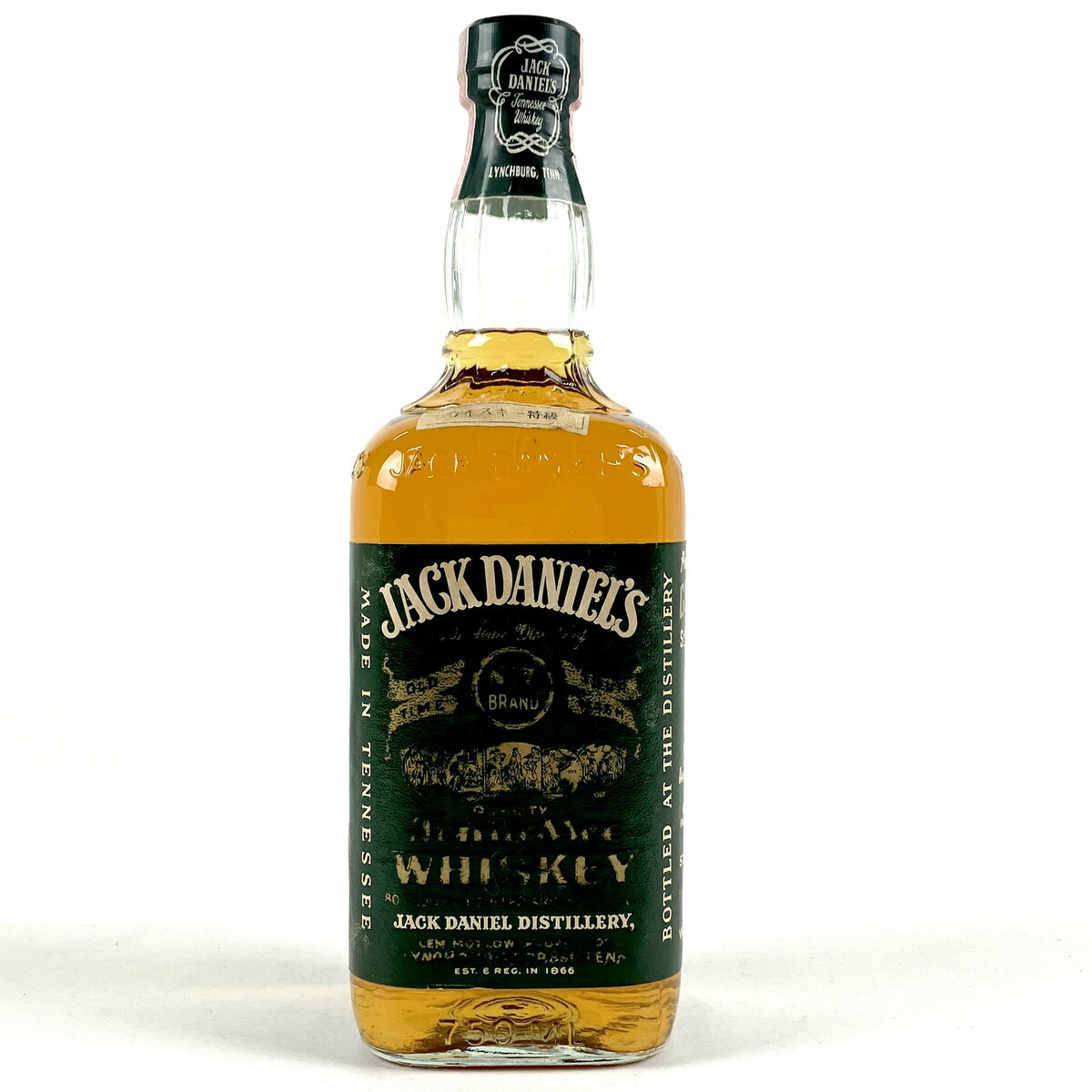 ジャックダニエル JACK DANIELS グリーンラベル 750ml アメリカンウイスキー 【中古】