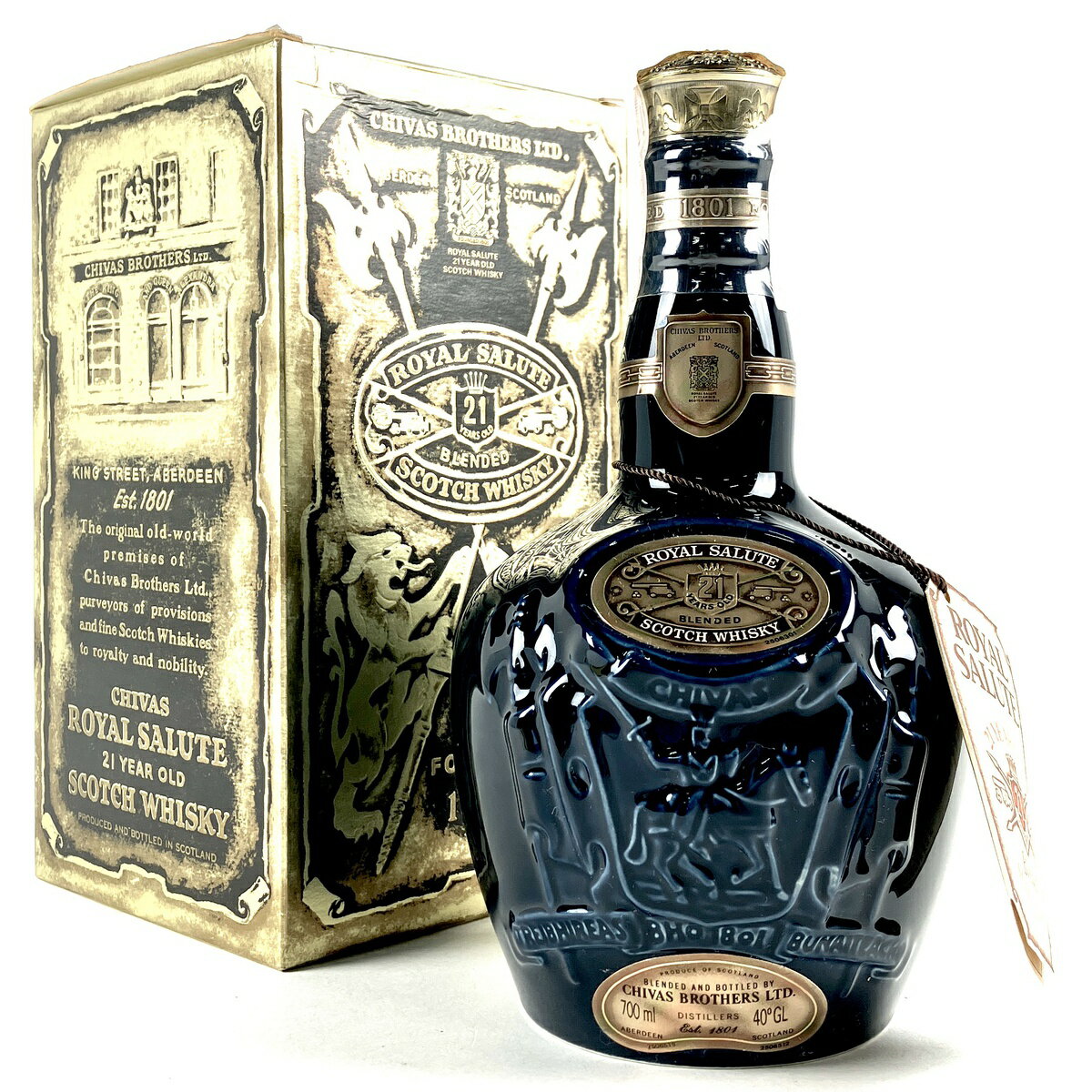 シーバスリーガル CHIVAS REGAL ロイヤルサルート 21年 青 700ml スコッチウイスキー ブレンデッド 【中古】