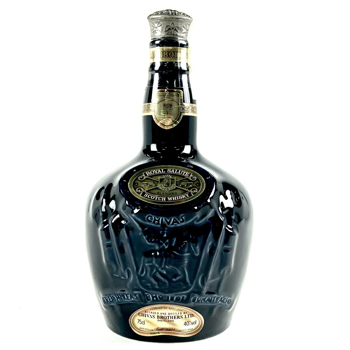 シーバスリーガル CHIVAS REGAL ロイヤルサルート 21年 青 750ml スコッチウイスキー ブレンデッド 【中古】