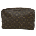 ルイ・ヴィトン Louis Vuitton トゥルーストワレット 28 セカンドバッグ ブラウン M47522 レディース 【中古】