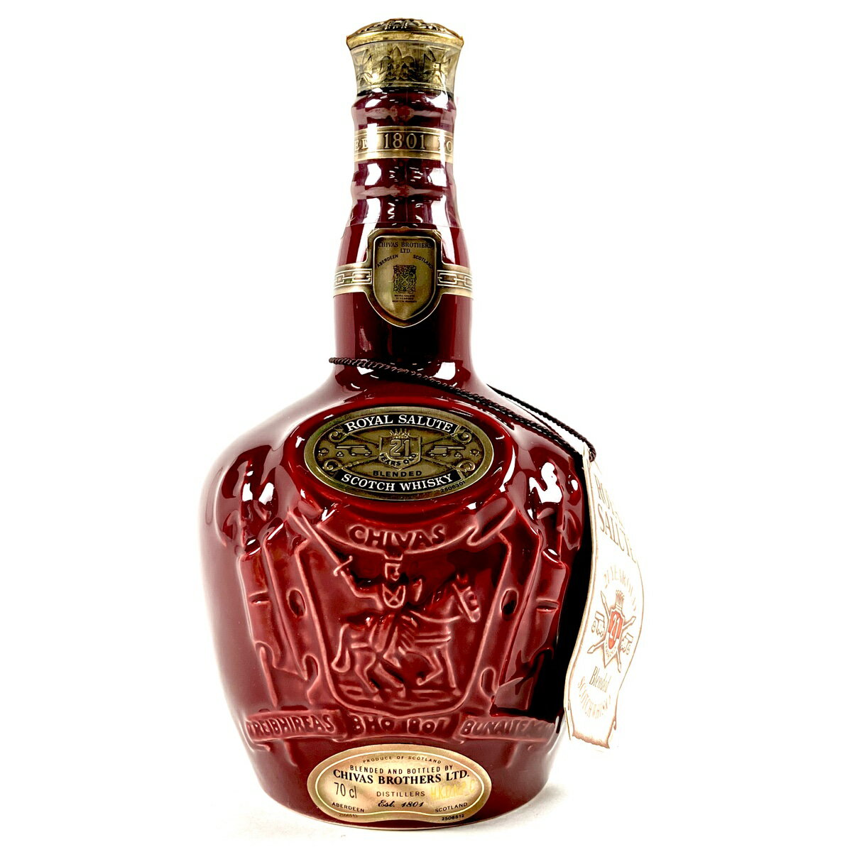 シーバスリーガル CHIVAS REGAL ロイヤルサルート 21年 赤 700ml スコッチウイスキー ブレンデッド 【中古】