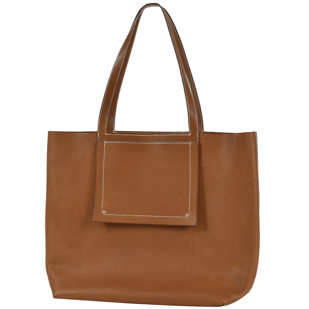 【在庫一掃】 エルメス HERMES カバセリエ 46 ショルダーバッグ トートバッグ レザー ブラウン レディース 【中古】のサムネイル