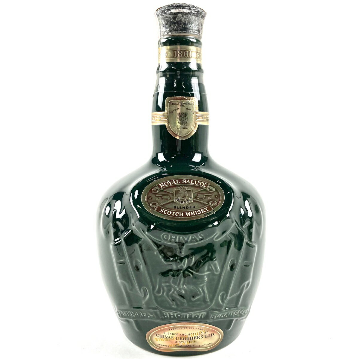 シーバスリーガル CHIVAS REGAL ロイヤルサルート 21年 緑 700ml スコッチウイスキー ブレンデッド 【中古】