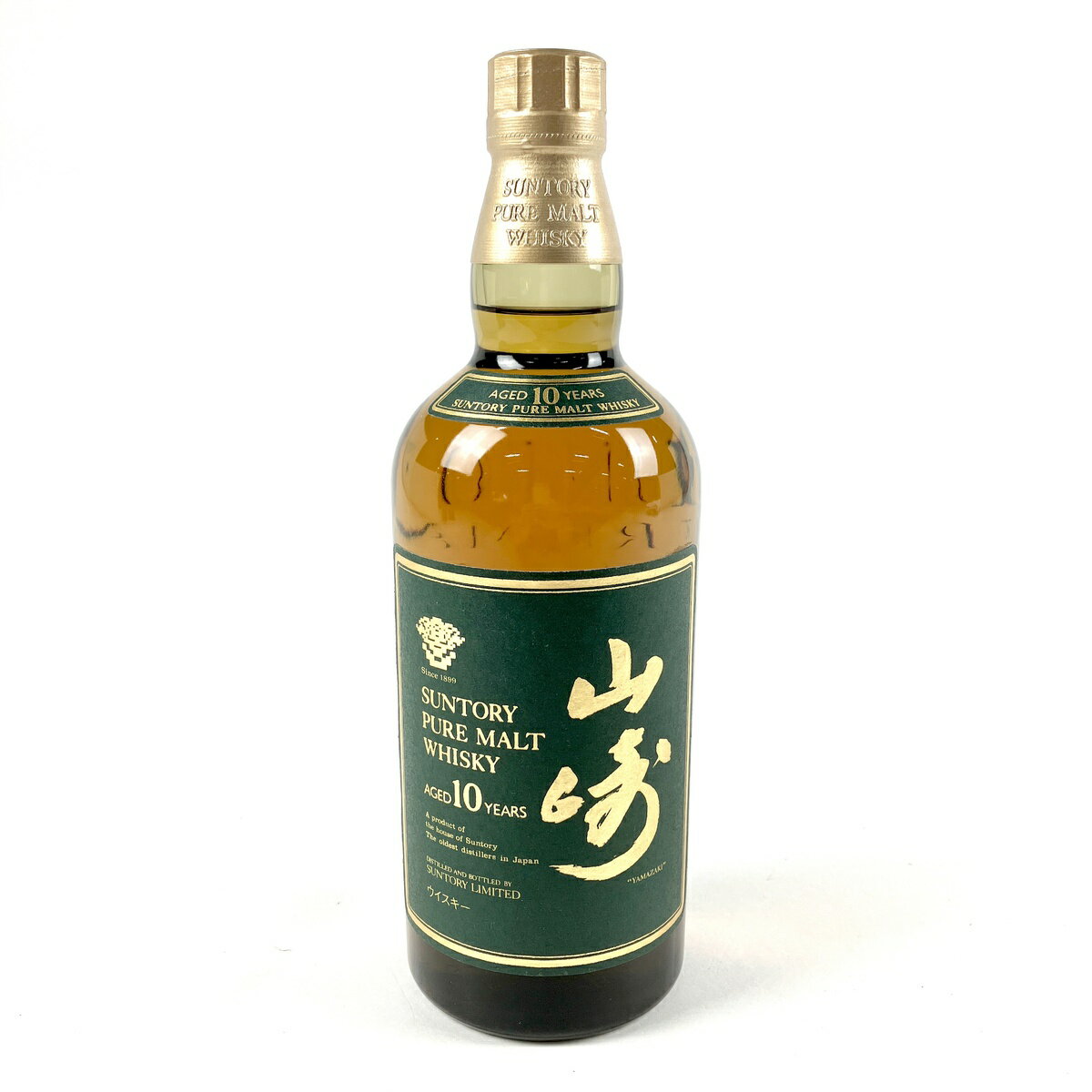 【東京都内限定発送】 サントリー SUNTORY 山崎 10年 ピュアモルト グリーンラベル 750ml 国産ウイスキー 【中古】