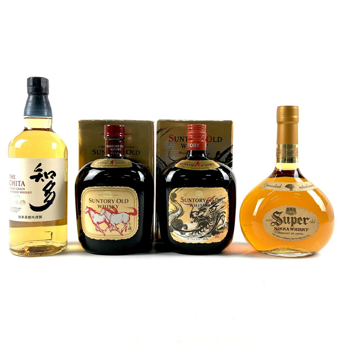 【東京都内限定発送】 4本 Suntory NIKKA ウイスキー セット 【中古】