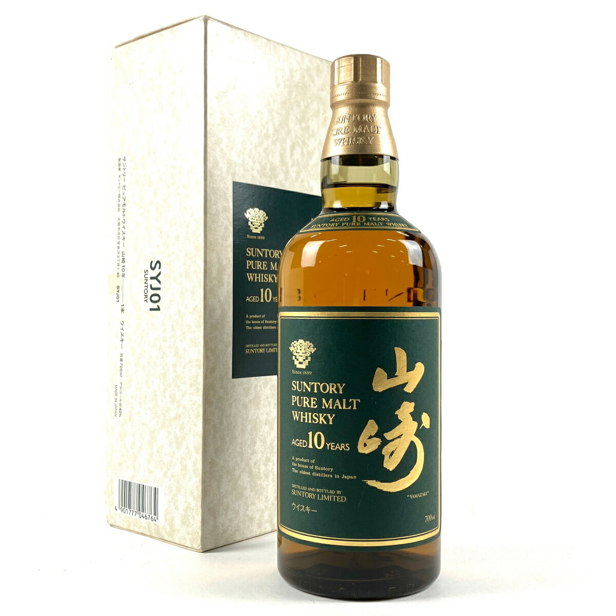 【東京都内限定発送】 サントリー SUNTORY 山崎 10年 ピュアモルト グリーンラベル 700ml 国産ウイスキー 【中古】