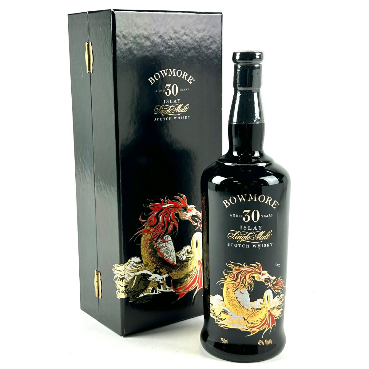 ボウモア BOWMORE 30年 シードラゴン 750ml スコッチウイスキー シングルモルト 【中古】