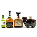 【東京都内限定発送】 4本 サントリー SUNTORY 白州 ノンエイジ シングルモルト スペシャルリザーブ ローヤル 12年 SR ローヤル 干支ボトル 丑 1997年 ウイスキー セット 【中古】