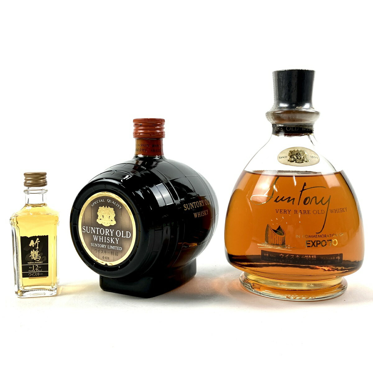 【東京都内限定発送】 3本 NIKKA Suntory ウイスキー セット 【中古】