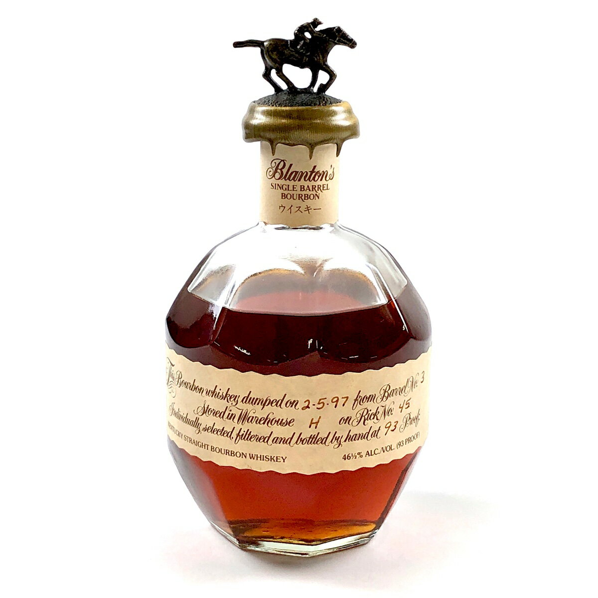 ブラントン Blanton's シングルバレル 1997 750ml アメリカンウイスキー 【中古】