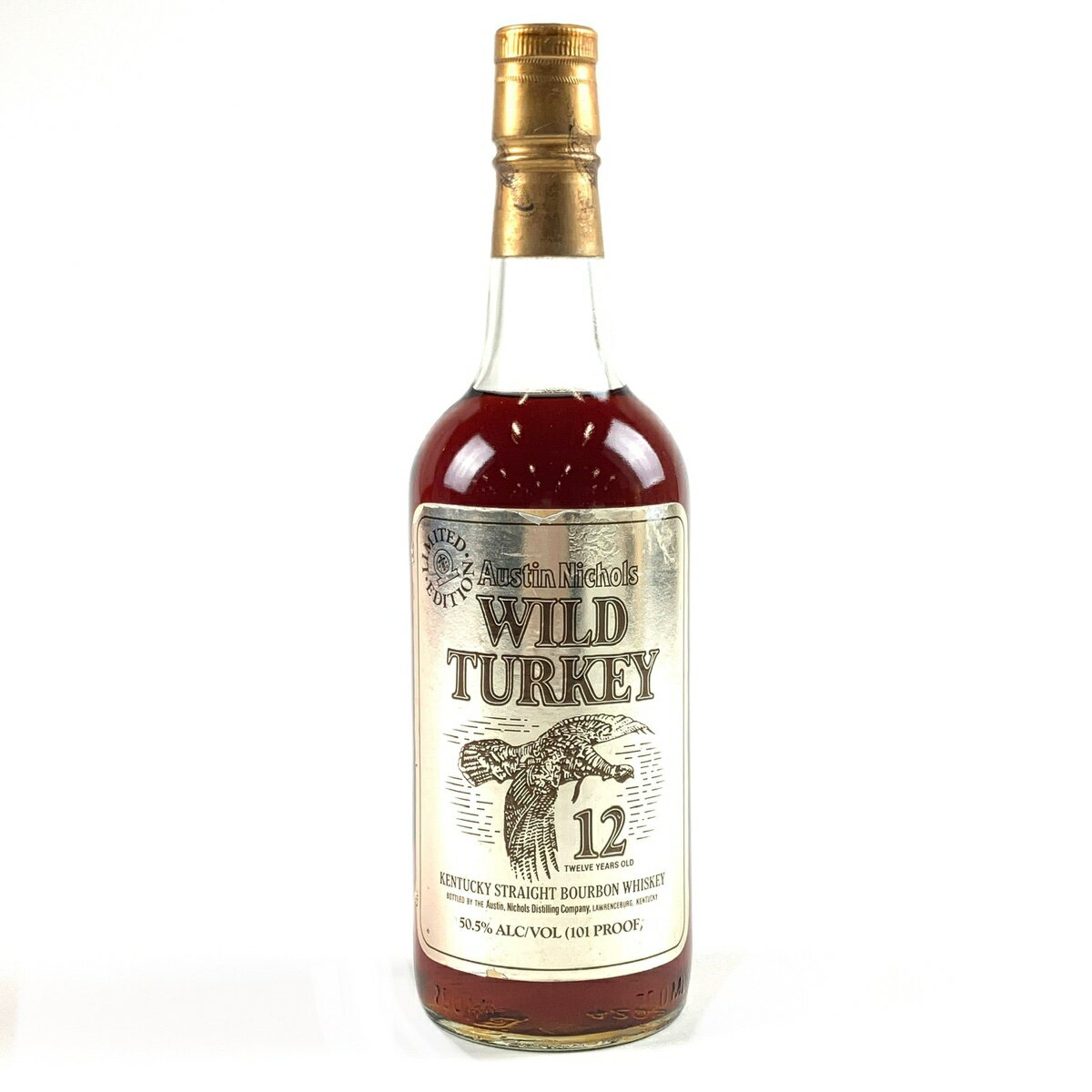 ワイルドターキー WILD TURKEY 12年 ゴールドラベル バーボン 750ml アメリカンウイスキー 【中古】