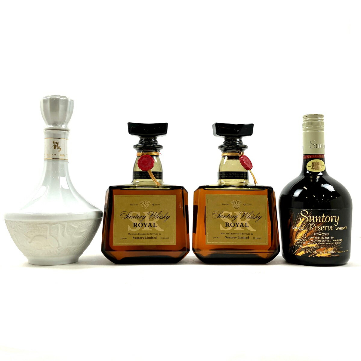 【東京都内限定発送】 4本 NIKKA Suntory ウイスキー セット 【中古】