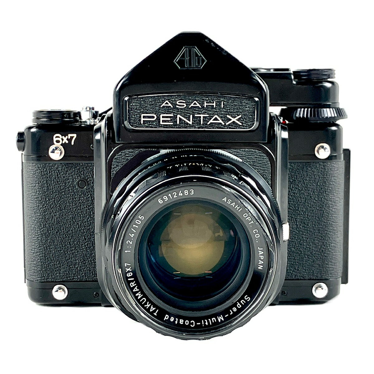 ペンタックス PENTAX 6X7 TTL + TAKUMAR 105mm F2.4 67 バケペン ...